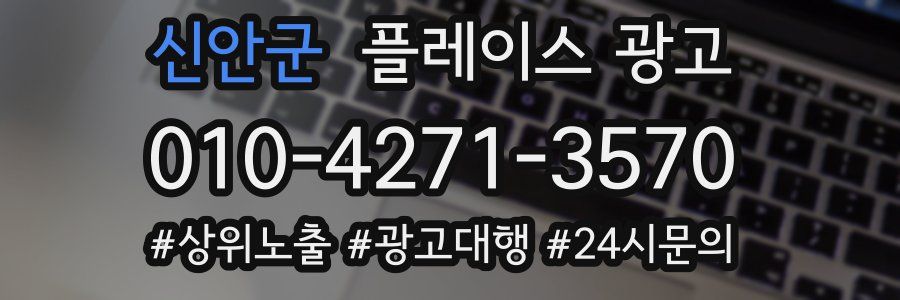 신안군 플레이스 광고
