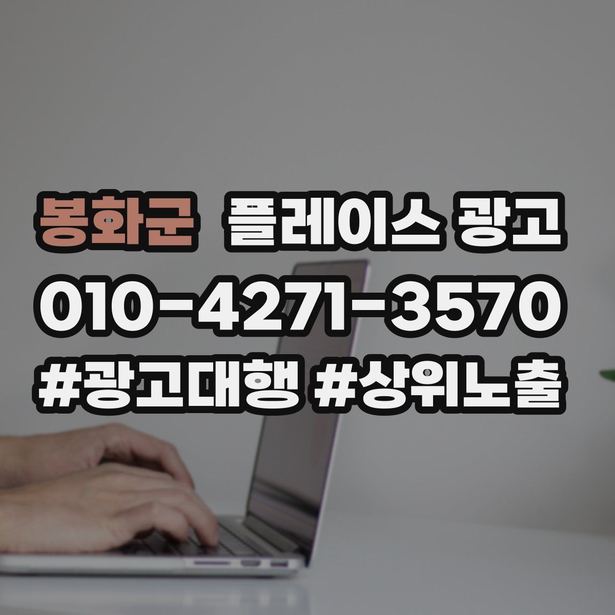봉화군 플레이스 광고