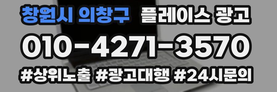 창원시 의창구 플레이스 광고