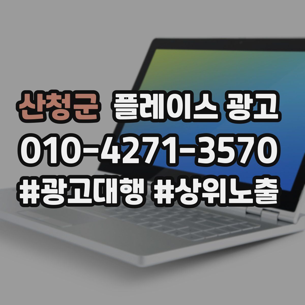 산청군 플레이스 광고