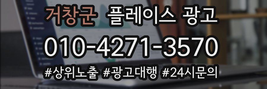 거창군 플레이스 광고