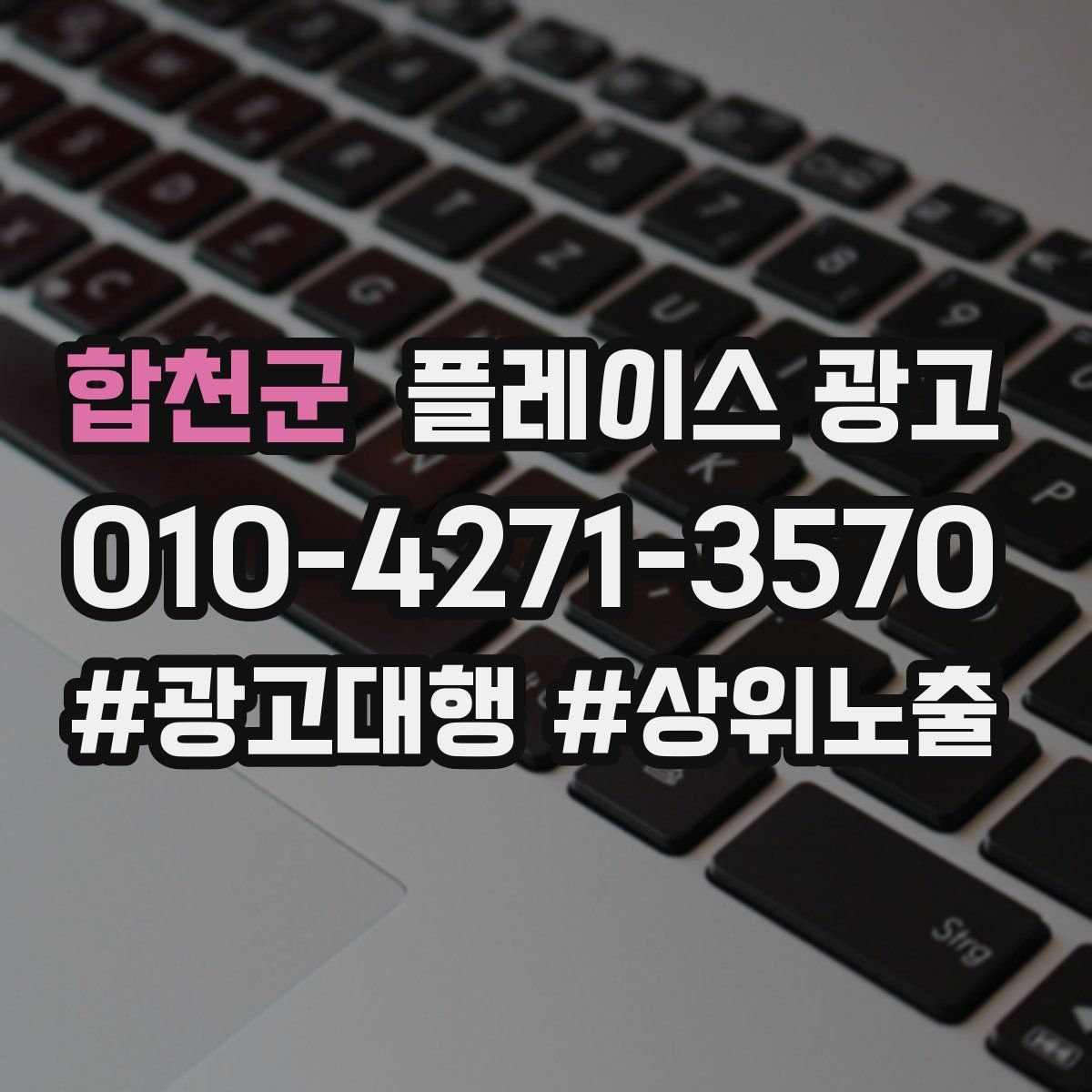 합천군 플레이스 광고