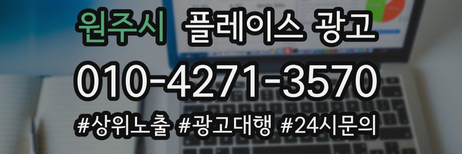 원주시 플레이스 광고