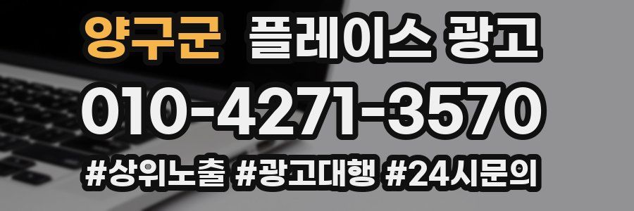 양구군 플레이스 광고