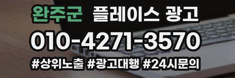 완주군 플레이스 광고
