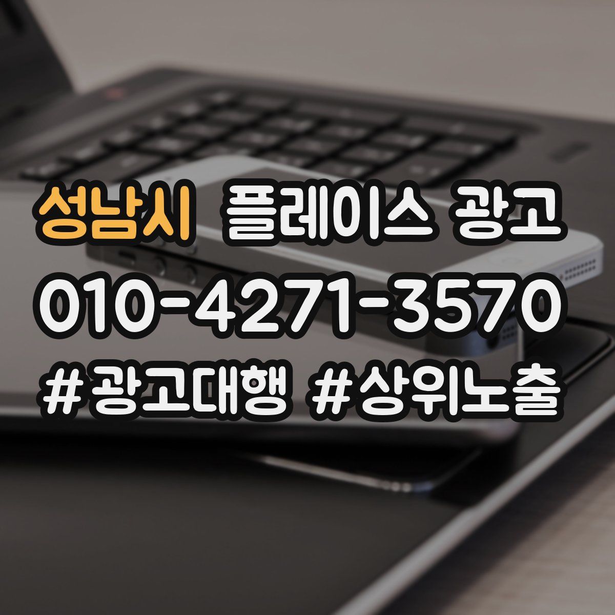 성남시 플레이스 광고