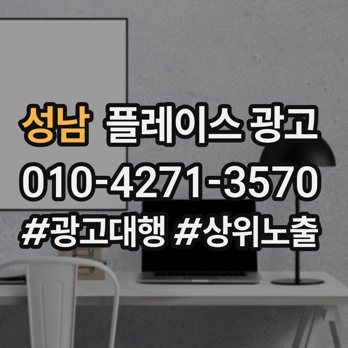 성남 플레이스 광고
