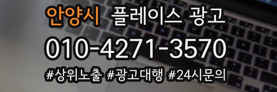 안양시 플레이스 광고