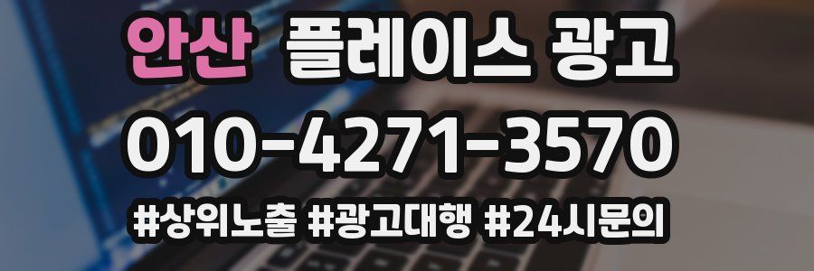 안산 플레이스 광고