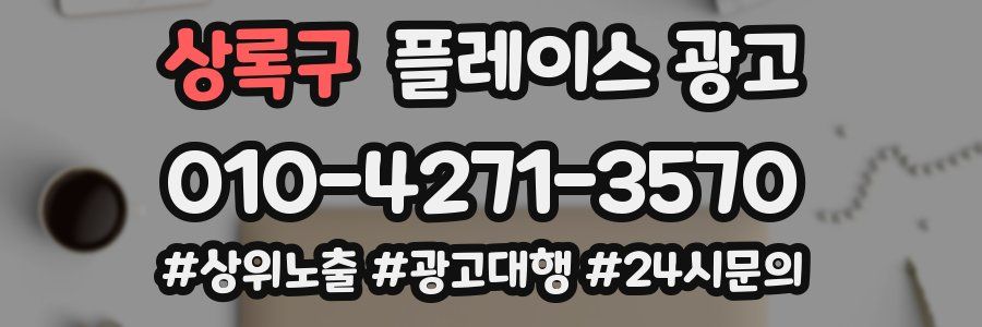 상록구 플레이스 광고