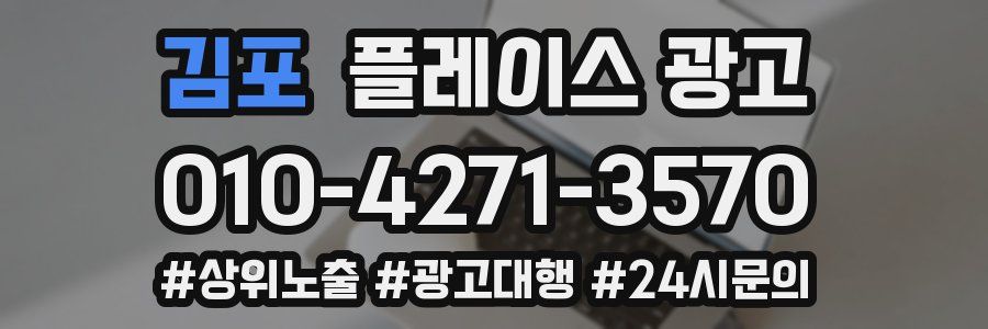 김포 플레이스 광고