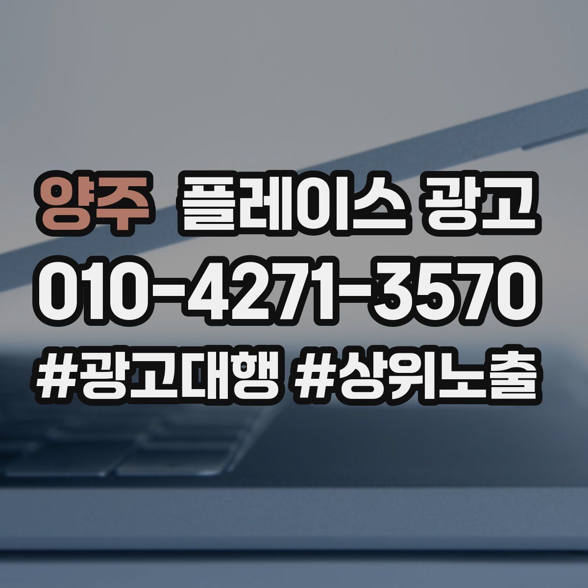 양주 플레이스 광고