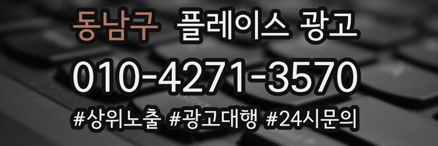 동남구 플레이스 광고