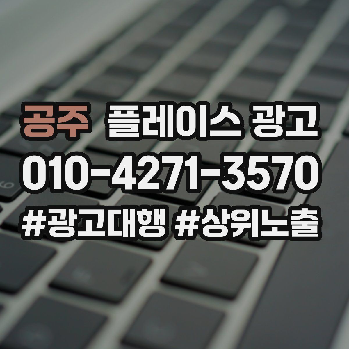 공주 플레이스 광고