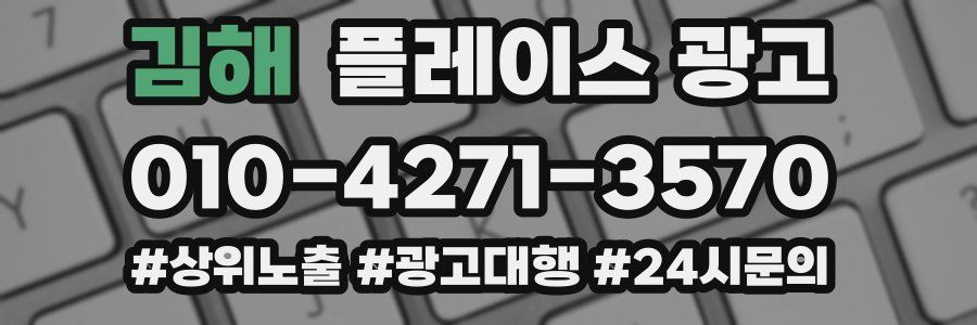 김해 플레이스 광고