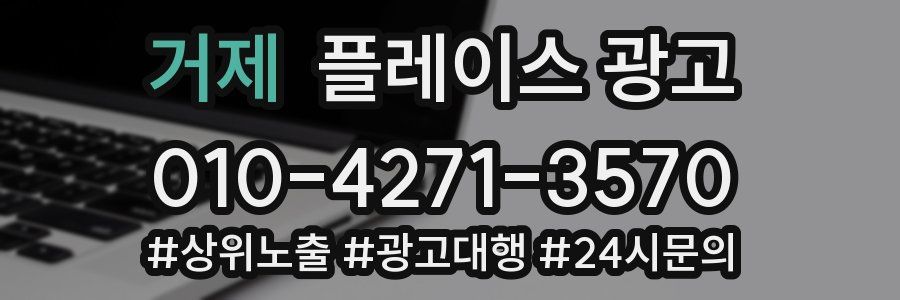 거제 플레이스 광고
