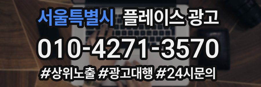 서울특별시 플레이스 광고