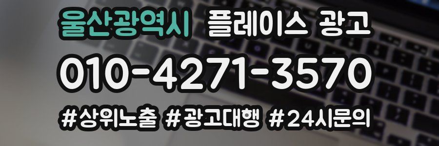 울산광역시 플레이스 광고
