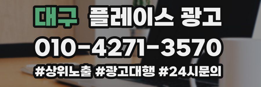 대구 플레이스 광고