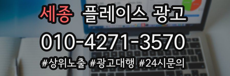세종 플레이스 광고