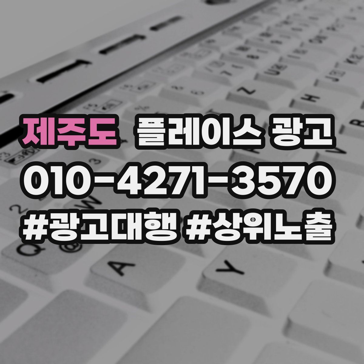 제주도 플레이스 광고