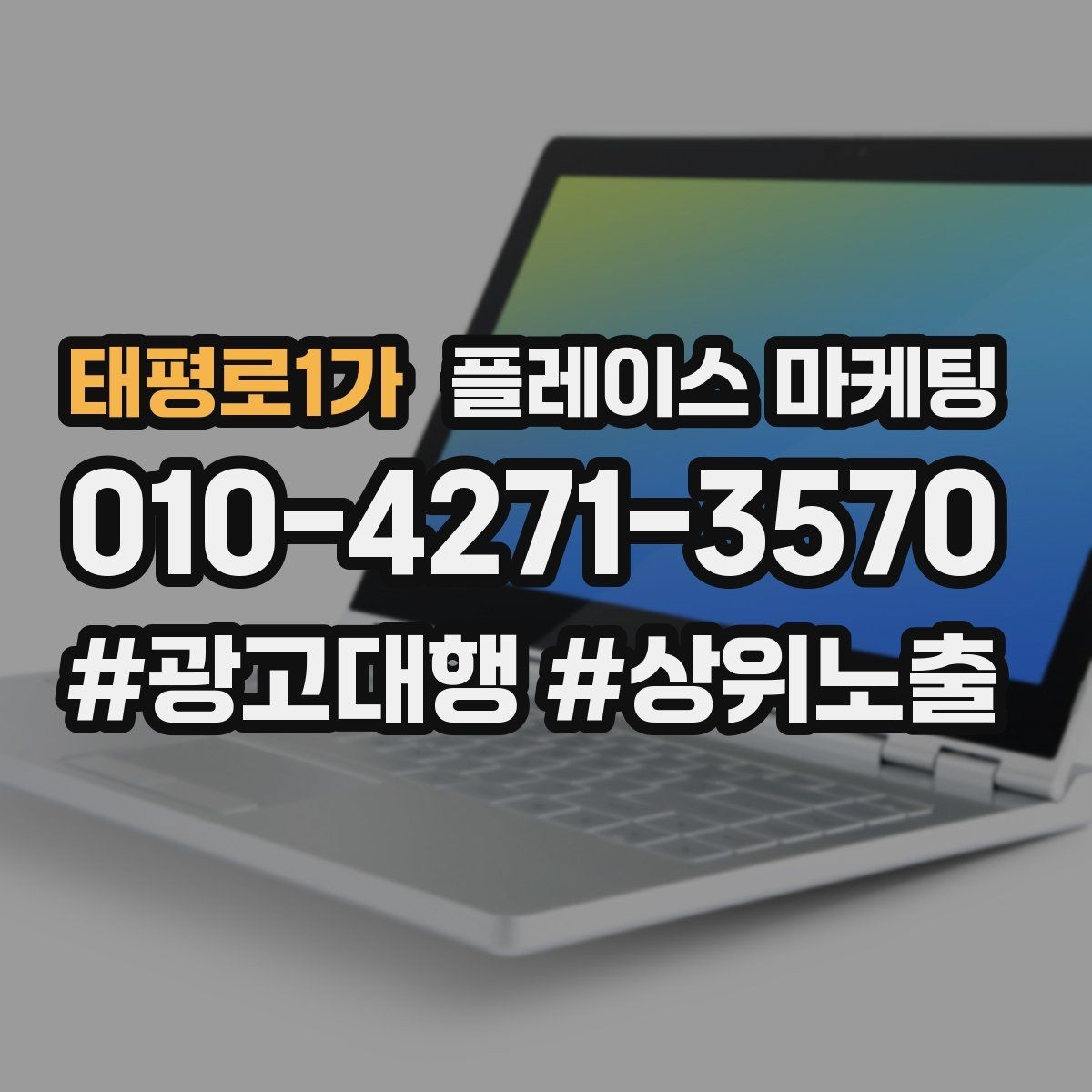 태평로1가 플레이스 마케팅 가격 문의가 많은 업종의 설명문 예시