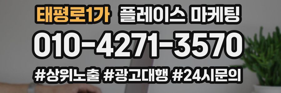 태평로1가 플레이스 마케팅