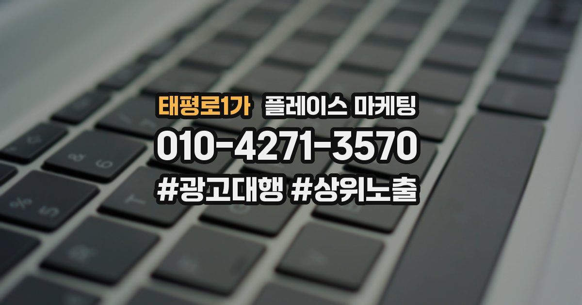 태평로1가 플레이스 마케팅