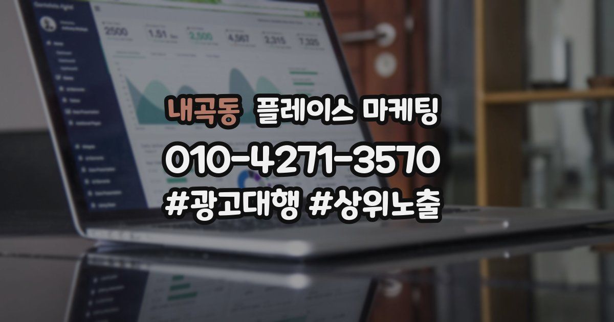 내곡동 플레이스 마케팅