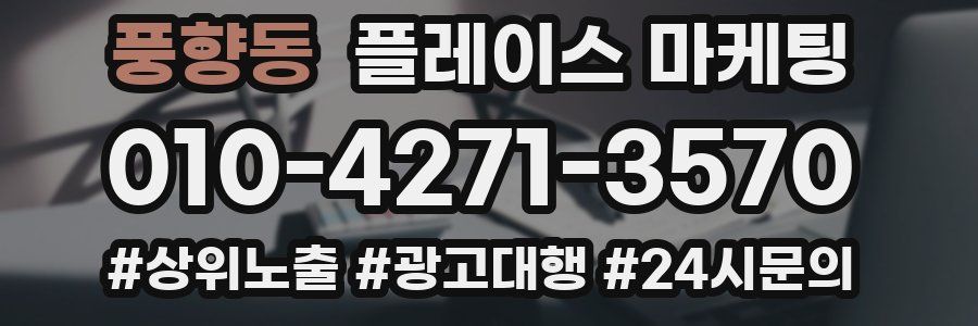 풍향동 플레이스 마케팅