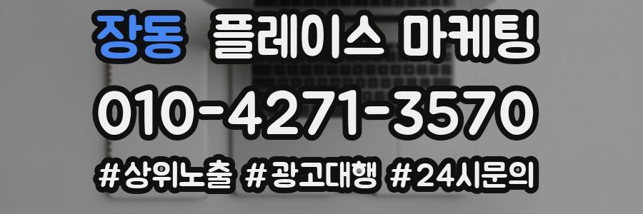 장동 플레이스 마케팅