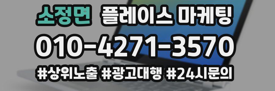 소정면 플레이스 마케팅