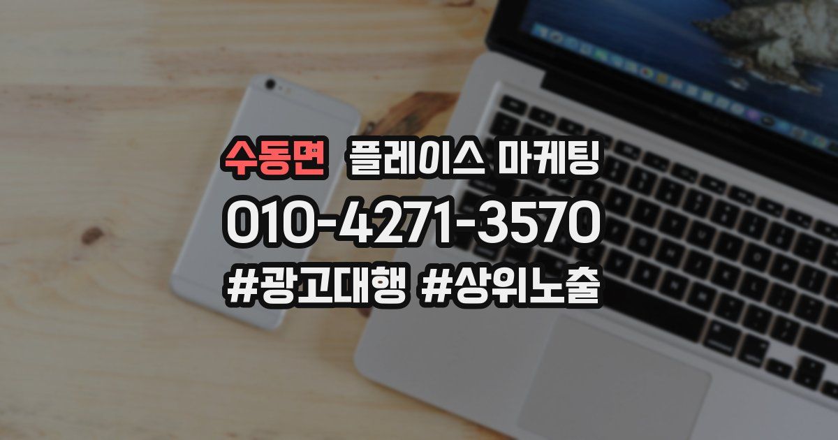 수동면 플레이스 마케팅