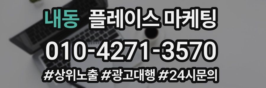 내동 플레이스 마케팅