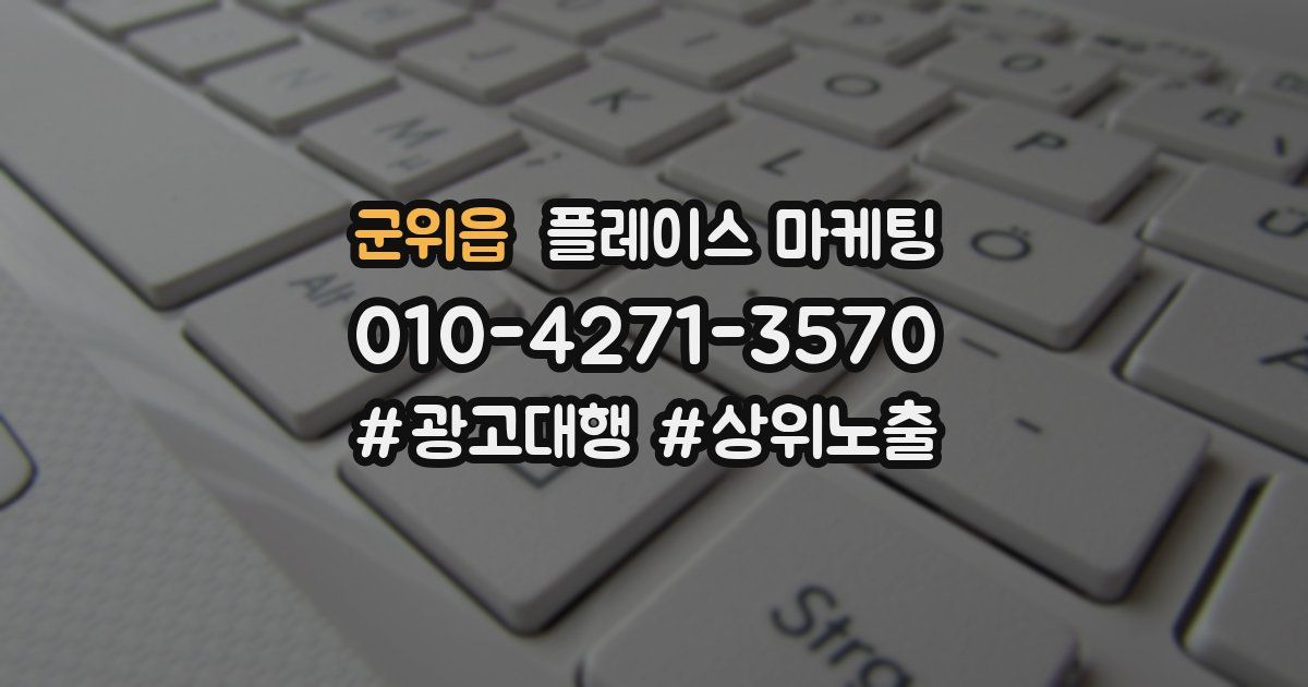 군위읍 플레이스 마케팅