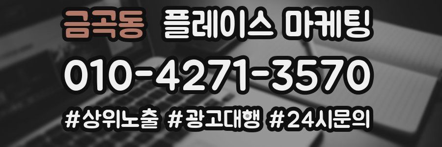 금곡동 플레이스 마케팅