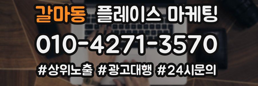 갈마동 플레이스 마케팅