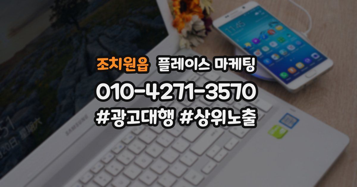 조치원읍 플레이스 마케팅
