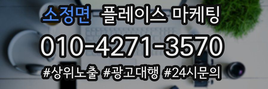 소정면 플레이스 마케팅