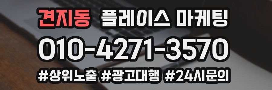 견지동 플레이스 마케팅