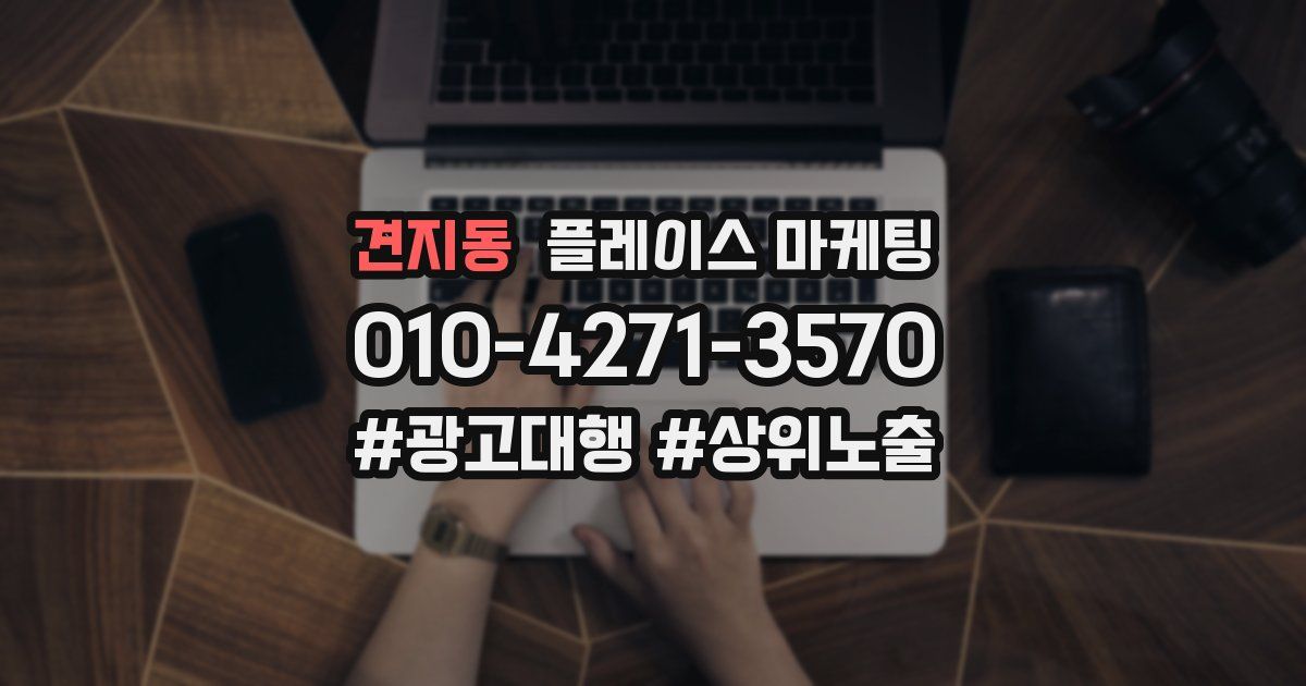 견지동 플레이스 마케팅