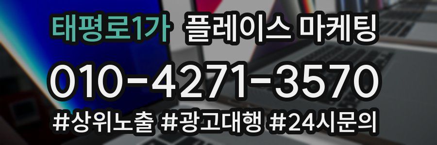 태평로1가 플레이스 마케팅