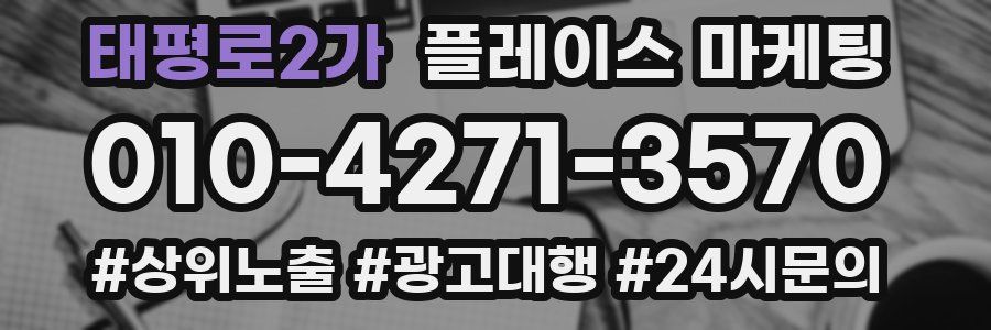 태평로2가 플레이스 마케팅