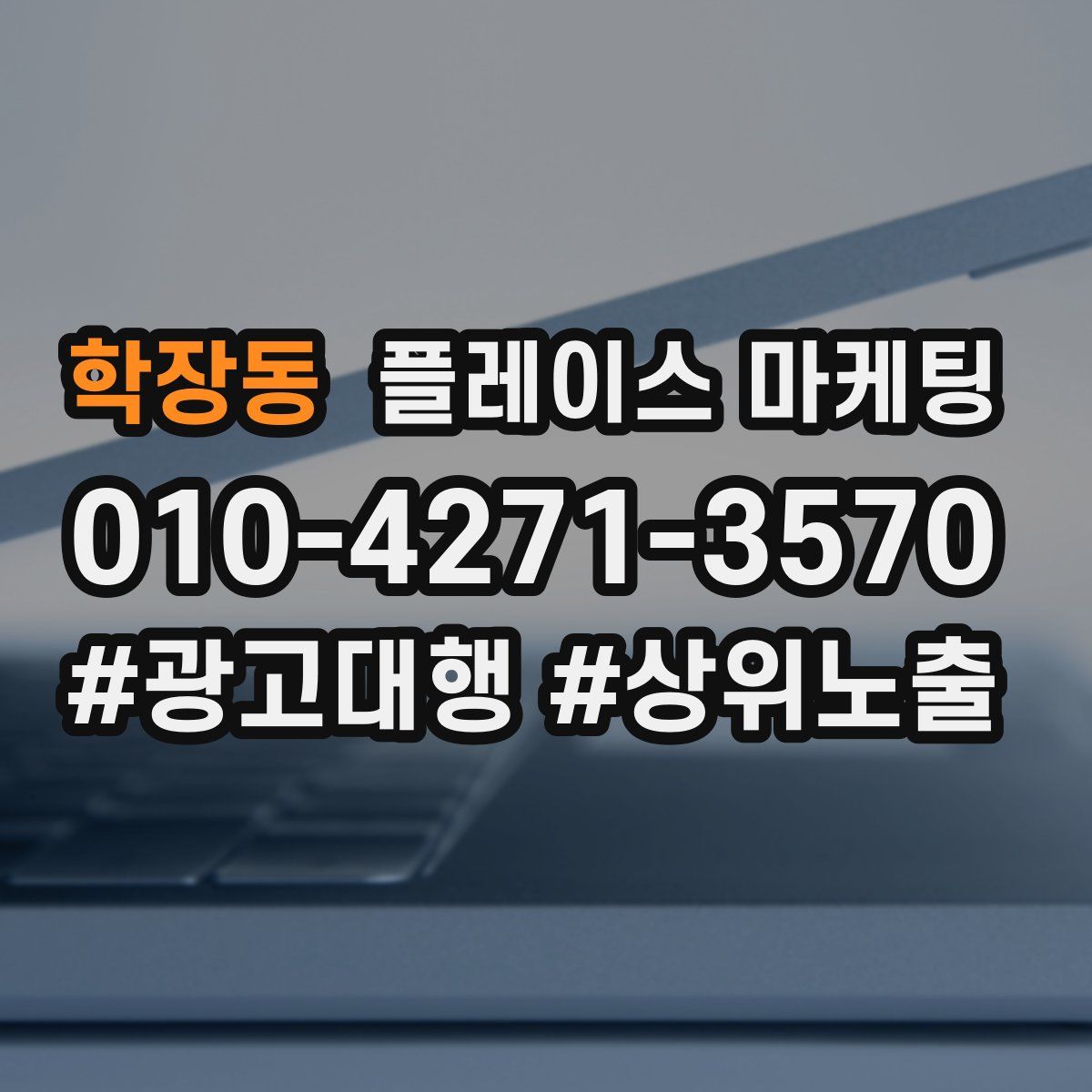 학장동 플레이스 마케팅