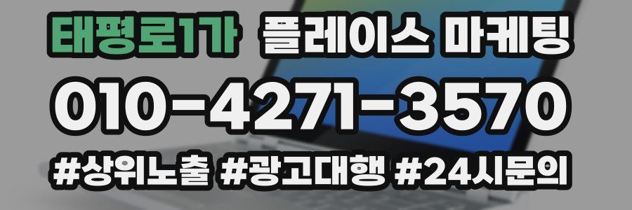 태평로1가 플레이스 마케팅