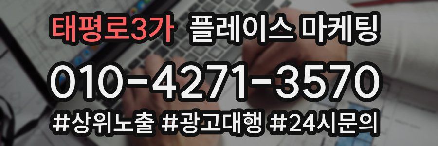 태평로3가 플레이스 마케팅