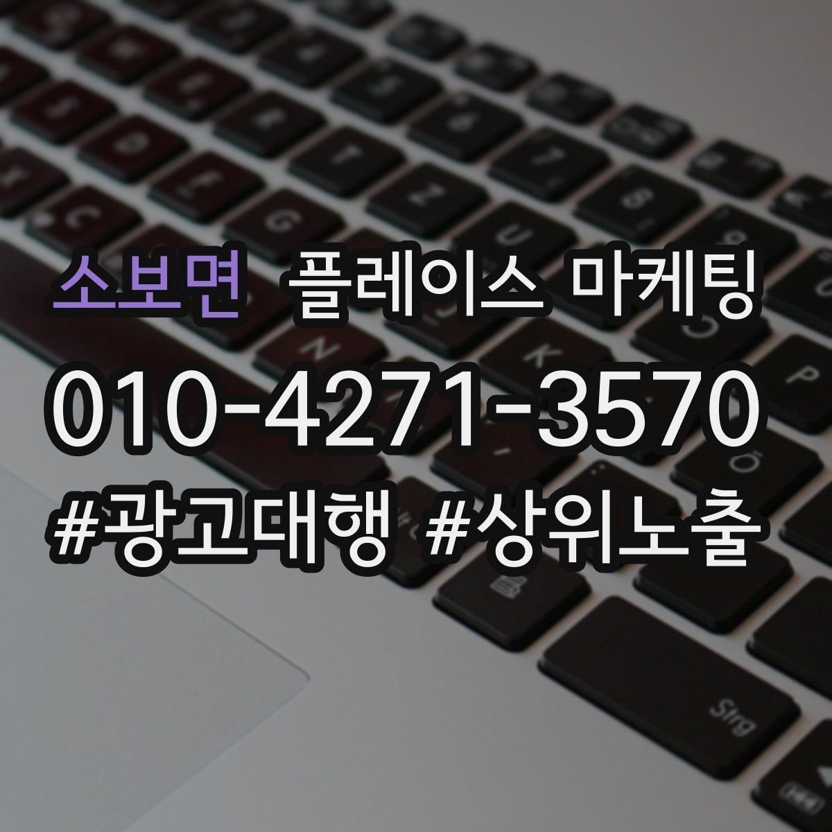 소보면 플레이스 마케팅