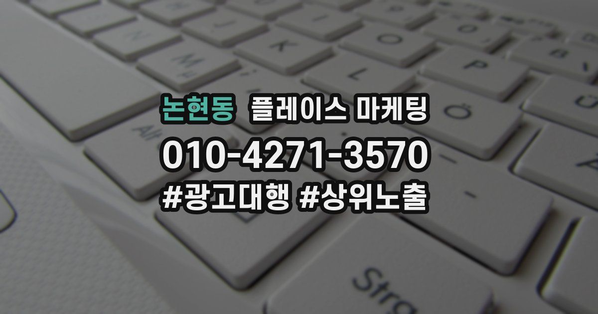 논현동 플레이스 마케팅