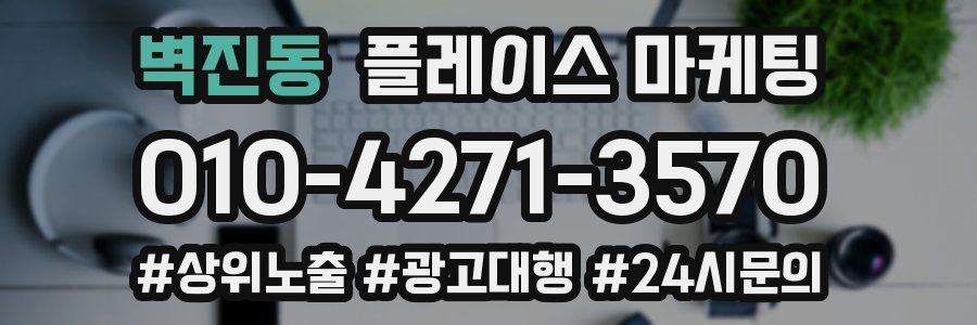 벽진동 플레이스 마케팅