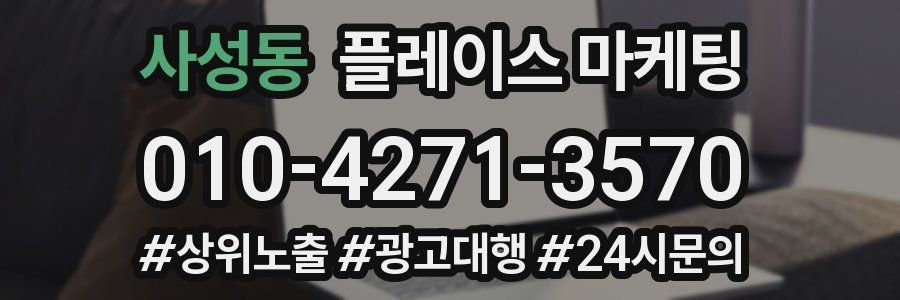 사성동 플레이스 마케팅